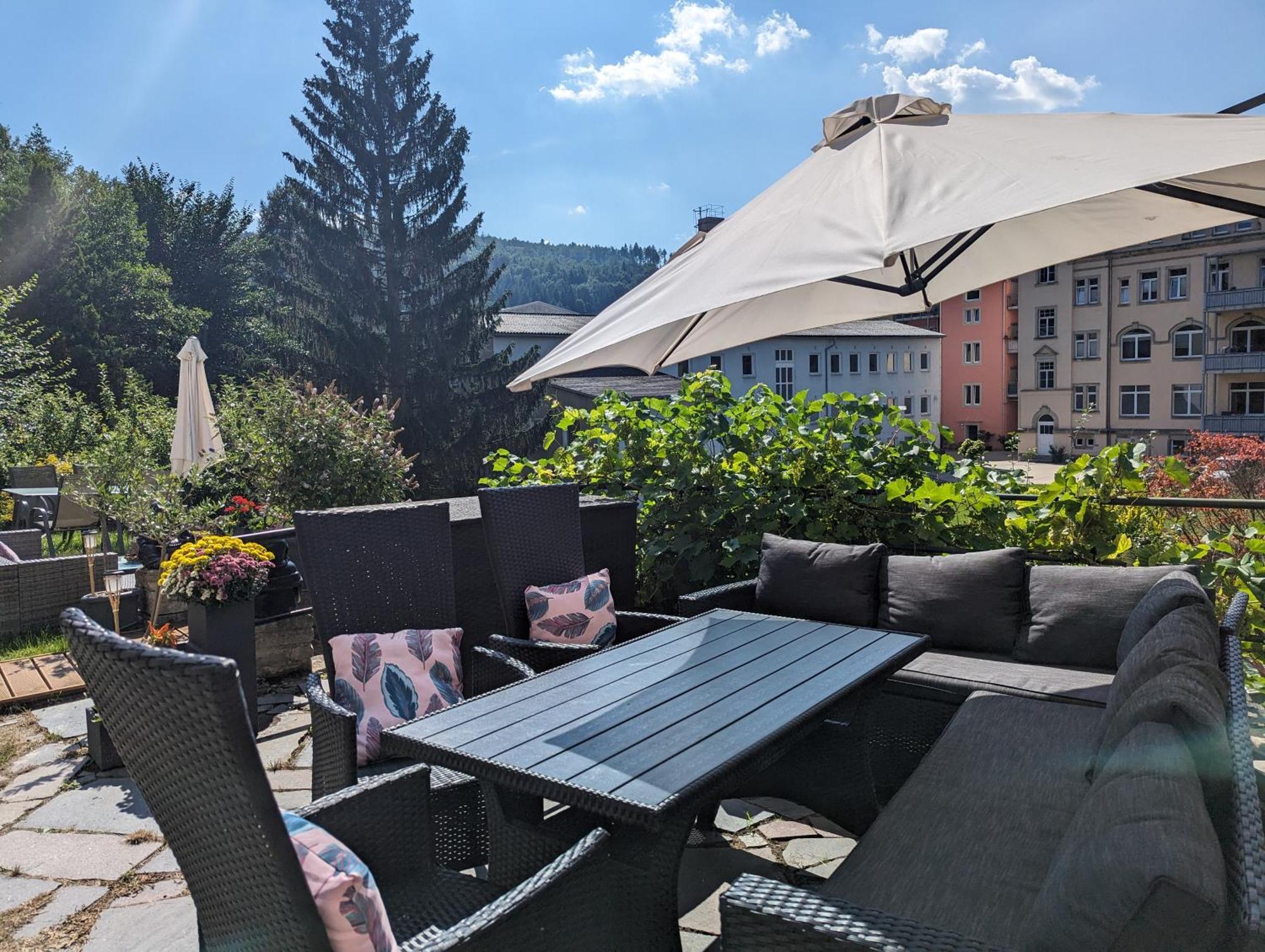 F1 - Urlaubsmagie - Helle Wohnung Mit Sauna & Pool & Whirlpool Sebnitz Luaran gambar